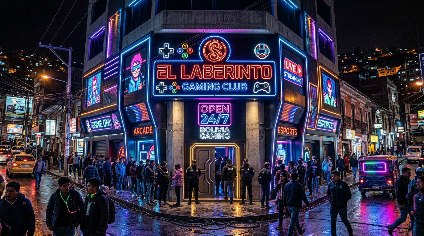 Exterior del club Perqani La Paz