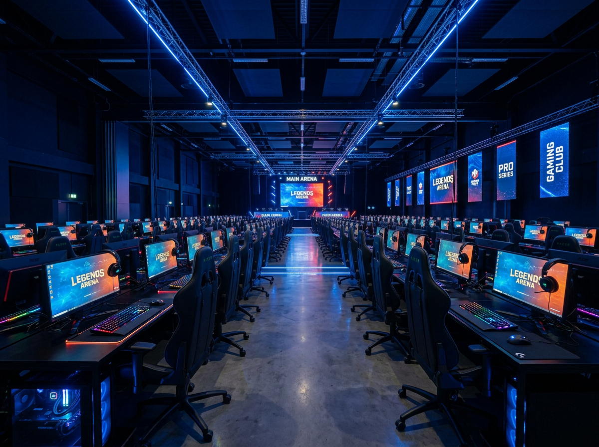 Sala principal Perqani Juegos Club
